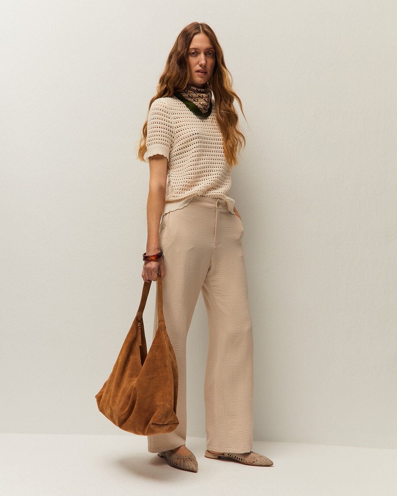 suede leather bag