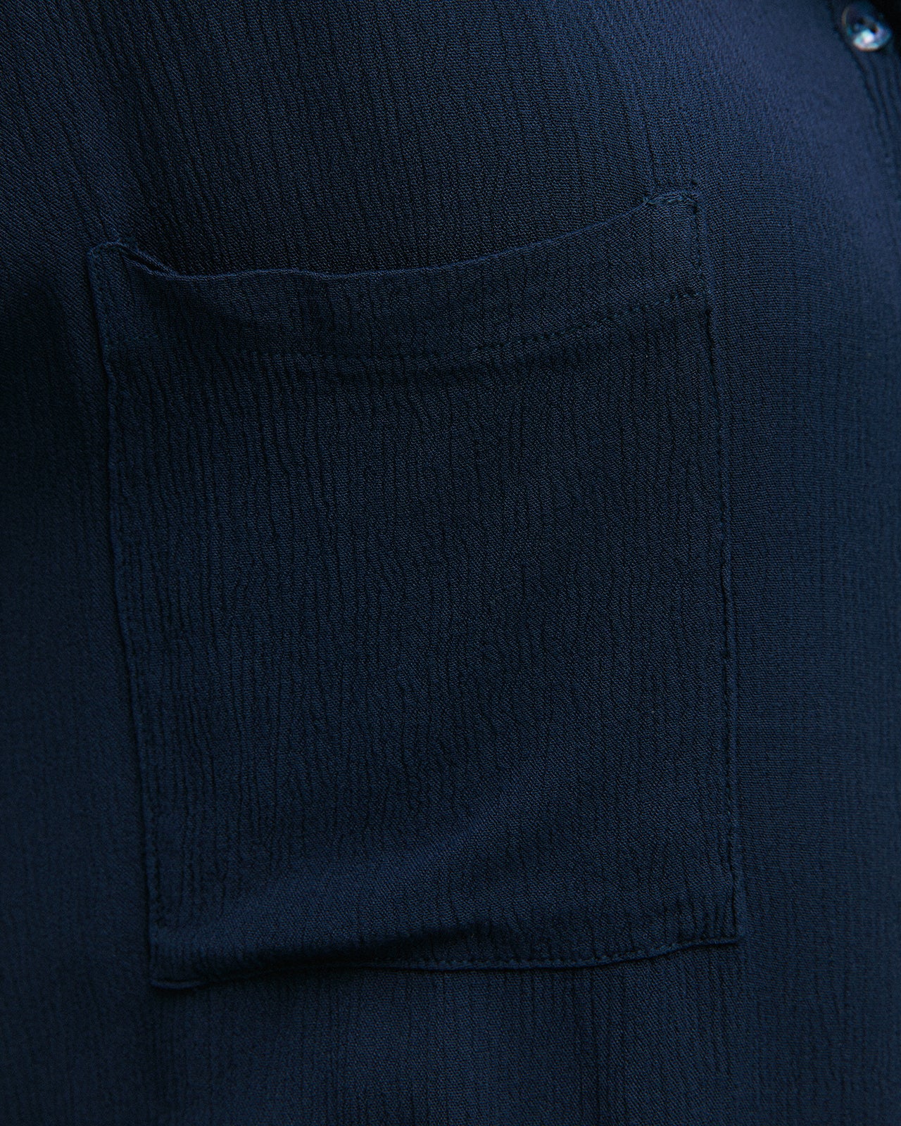 Camisa bambula bolsillos