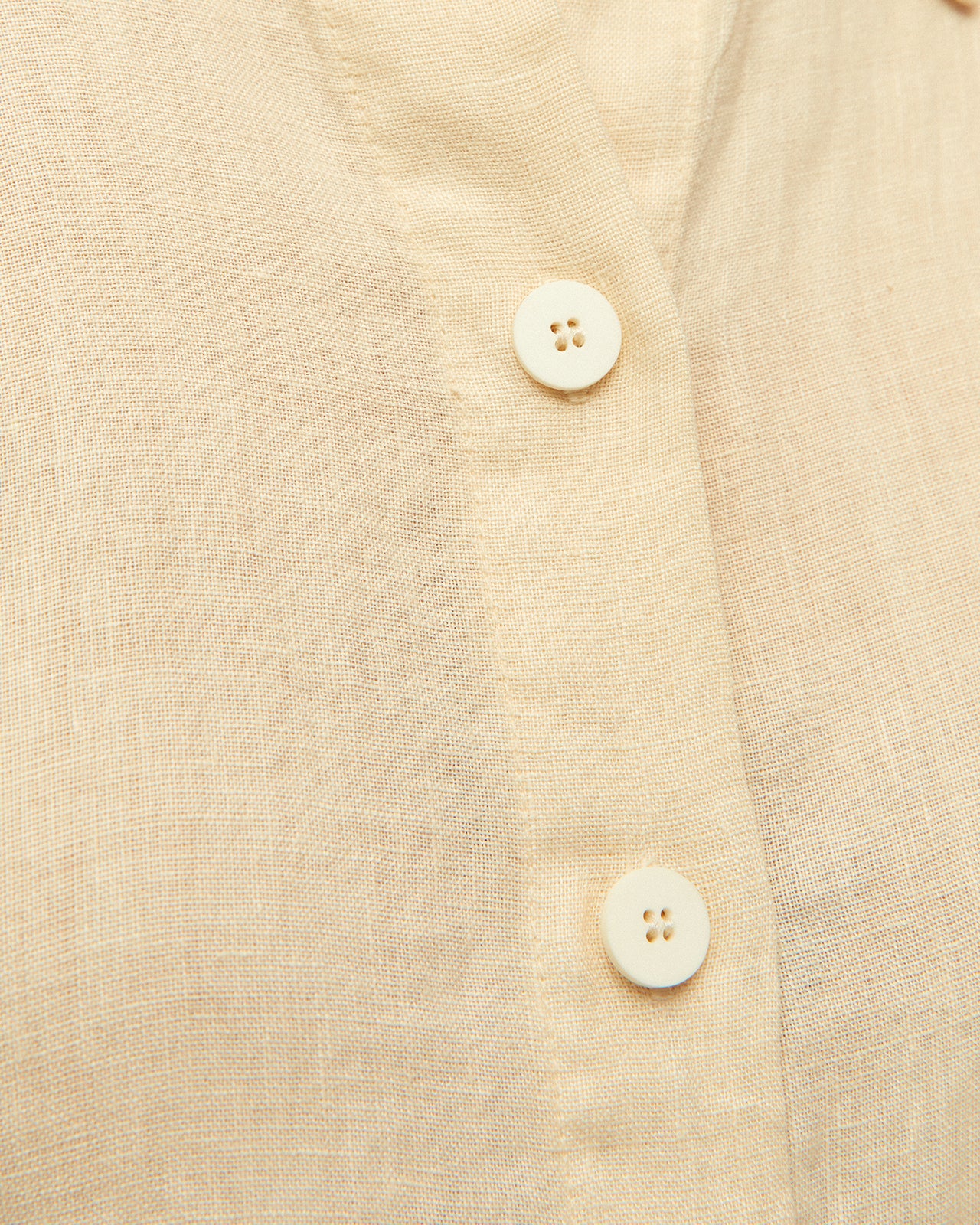 Camisa lino escote camisero