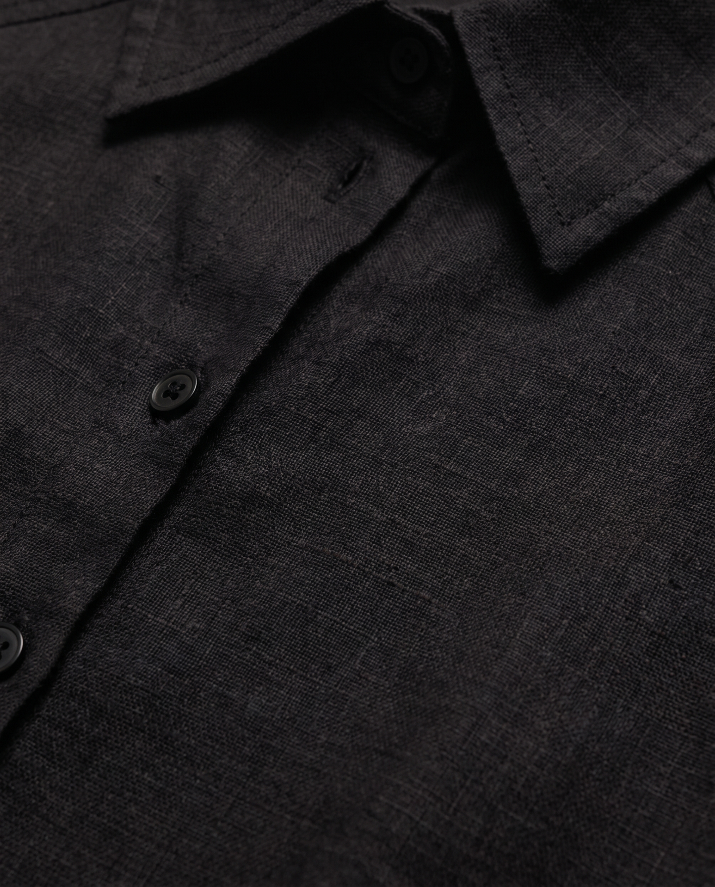 Camisa lino escote camisero
