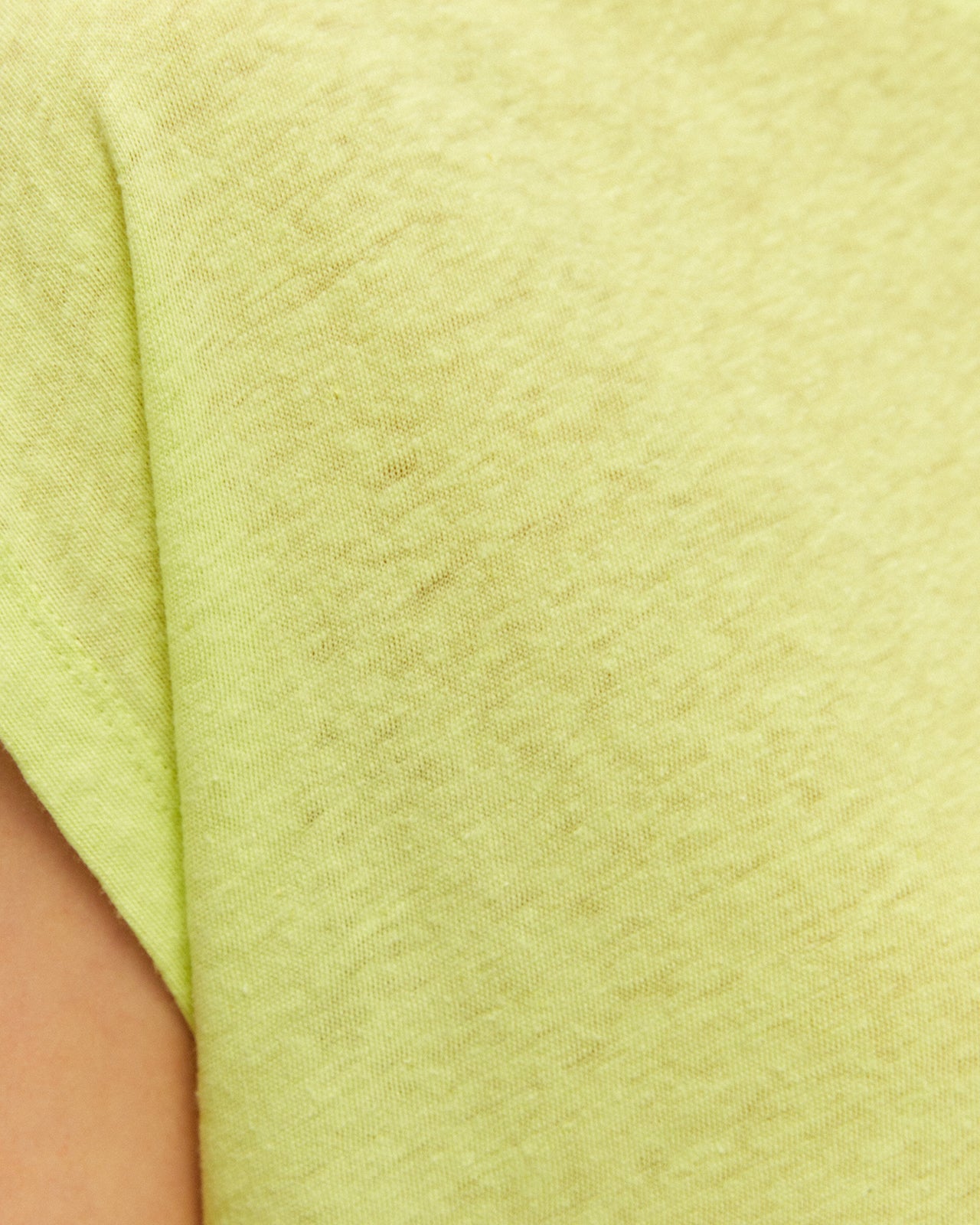 Linen short-sleeve T-shirt