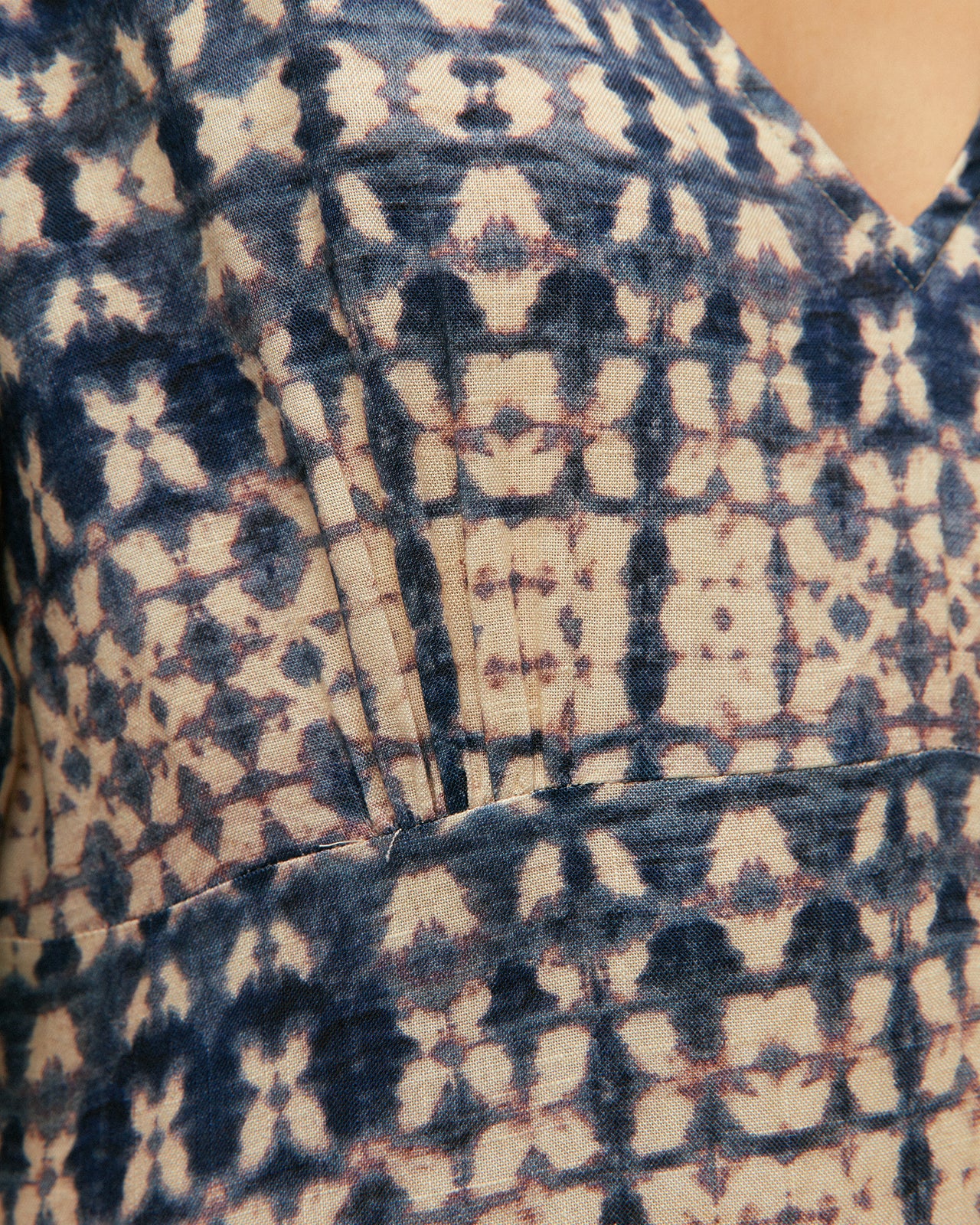 Long printed dress