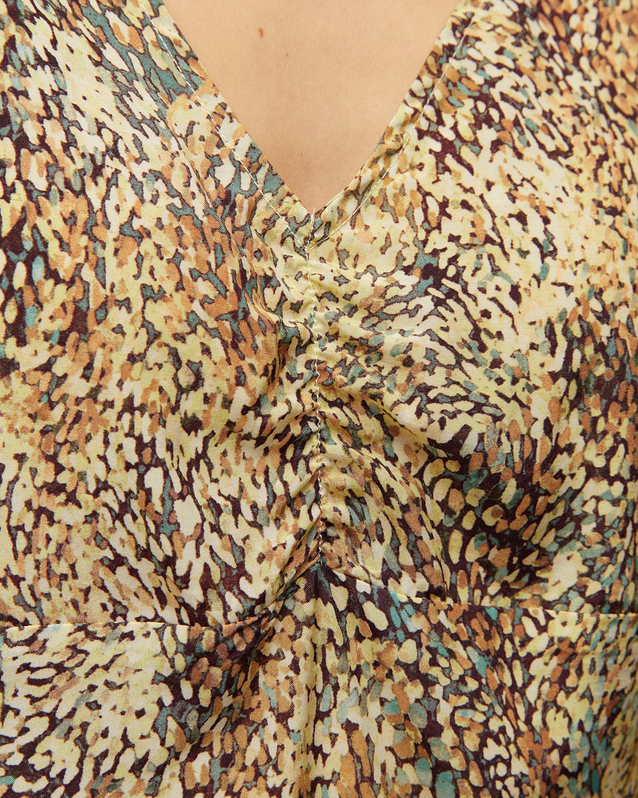 Printed short dress