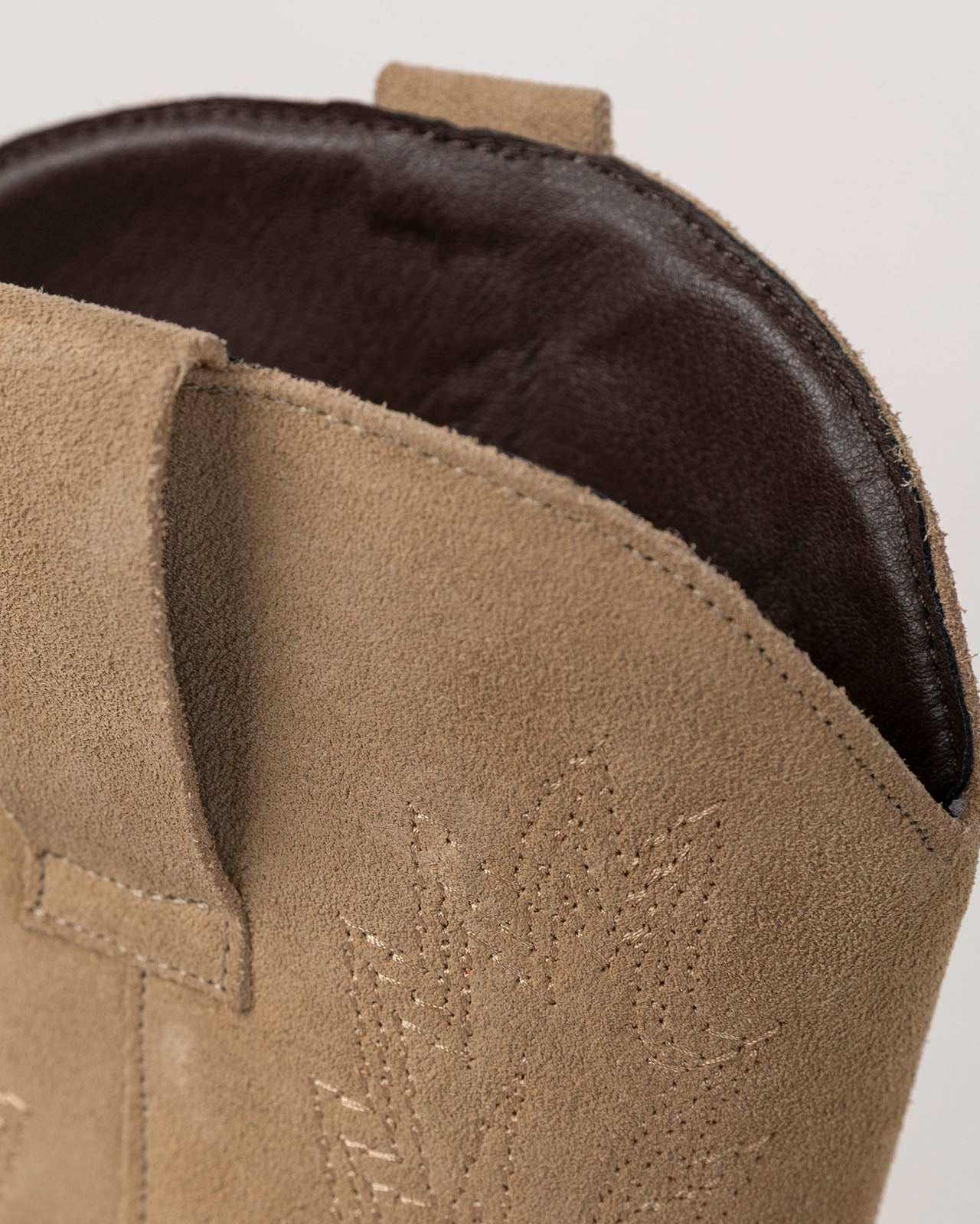 Bottes de cowboy en cuir