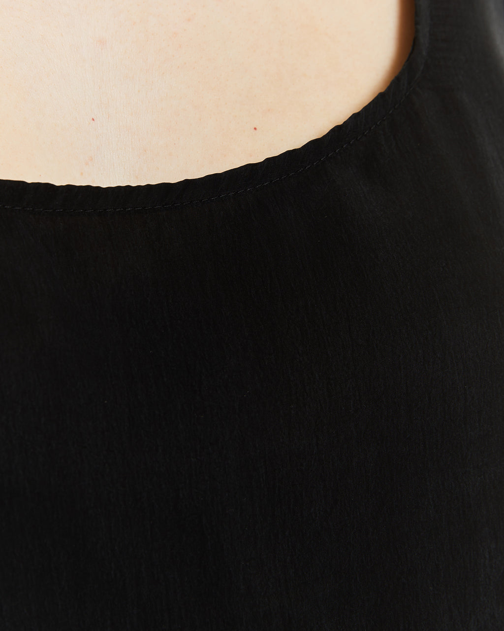 Strappy top with cupro fabric