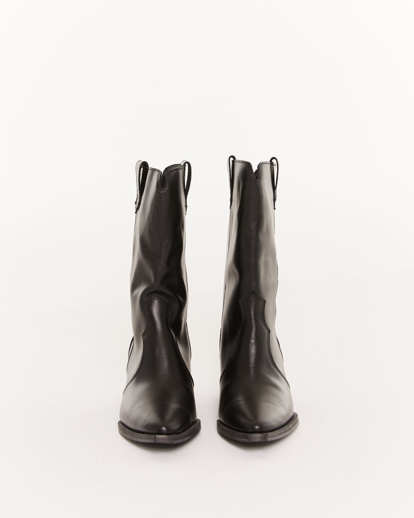 bottes de cowboy noires