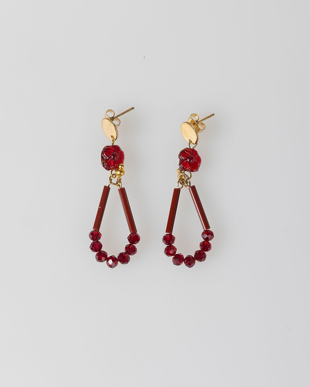 Pendientes rojos