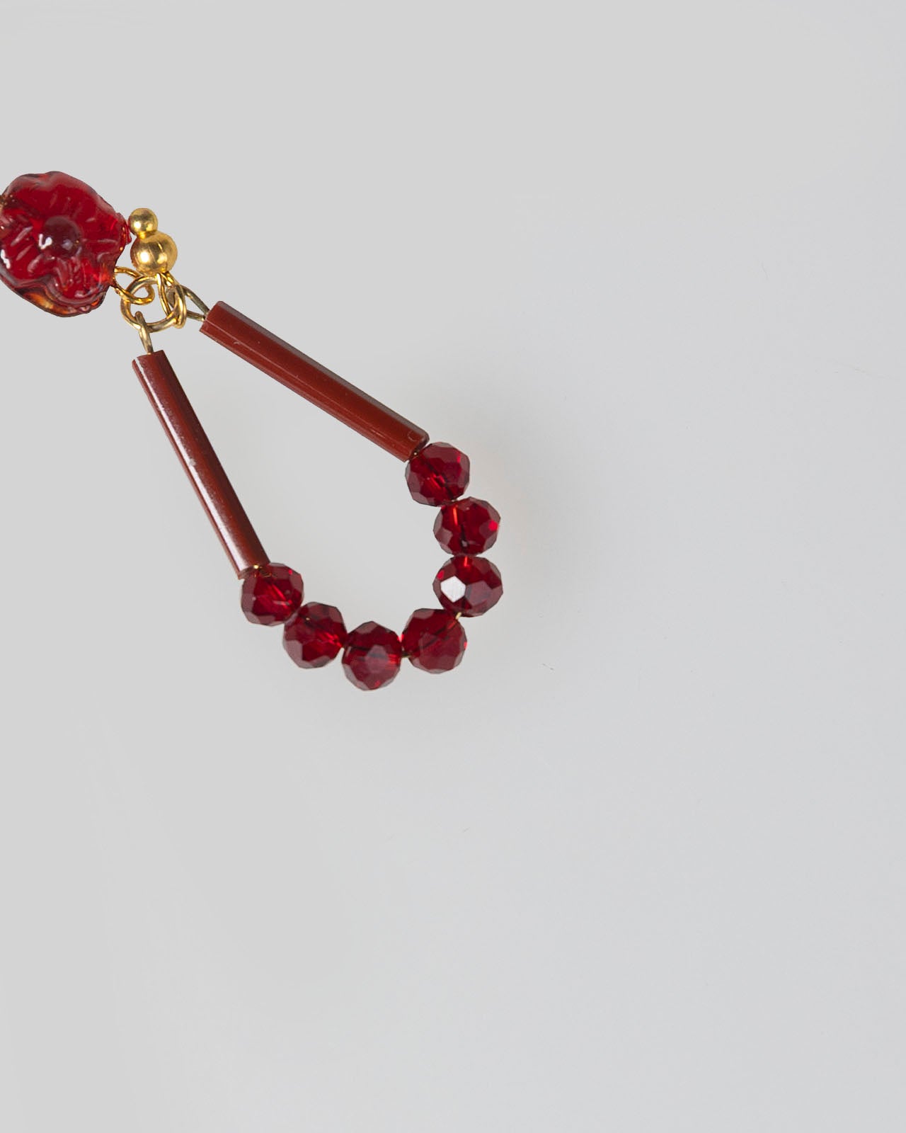 Pendientes rojos
