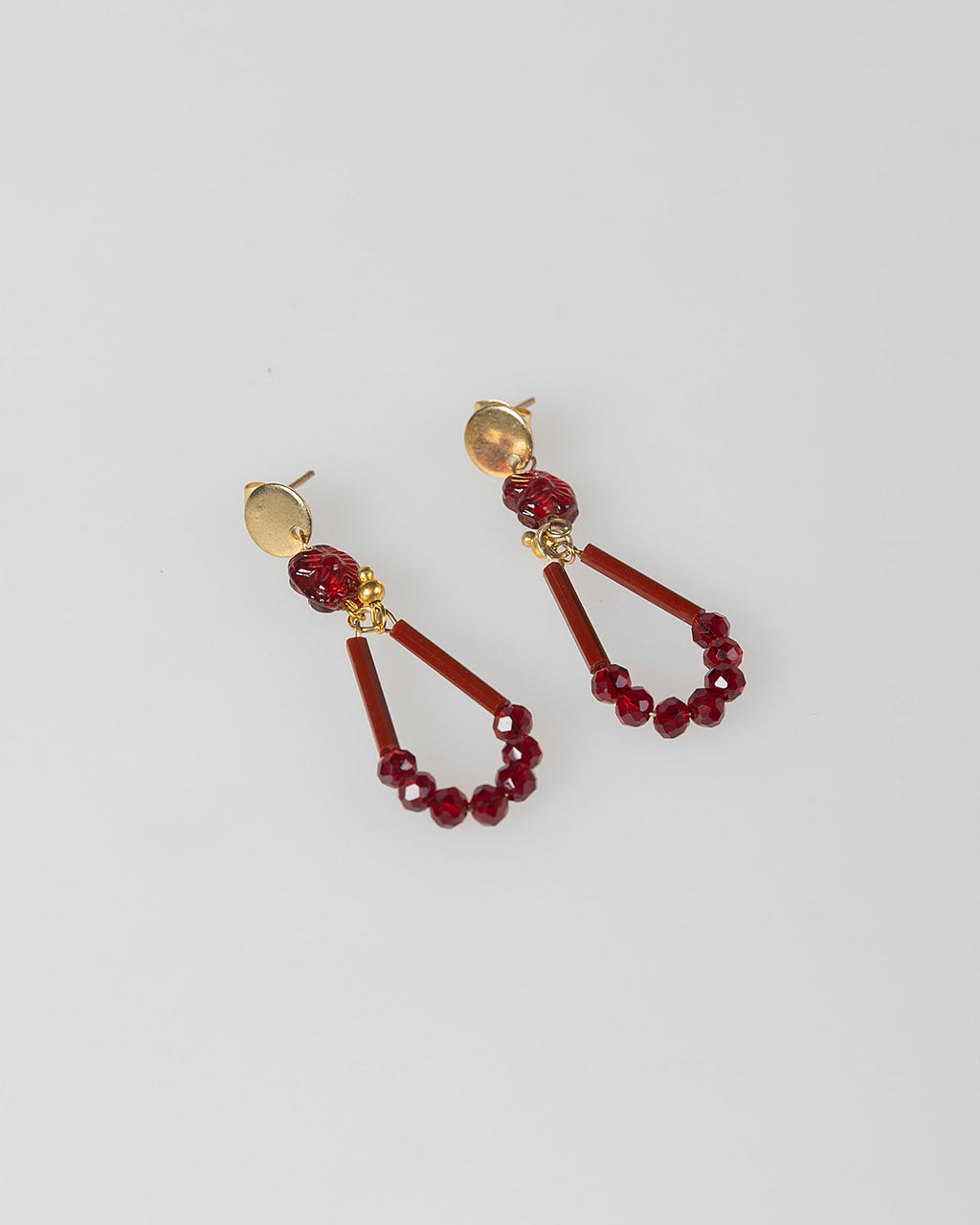 Pendientes rojos