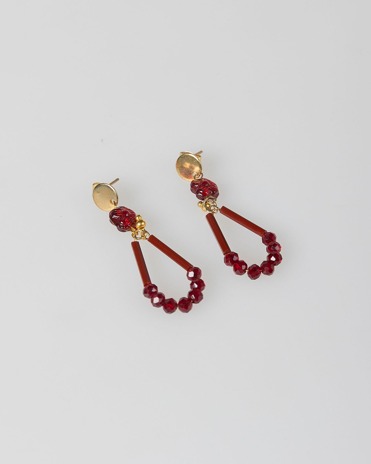 Pendientes rojos