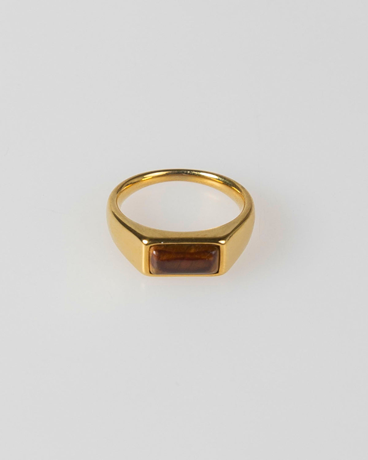 Anillo tipo dello con piedra