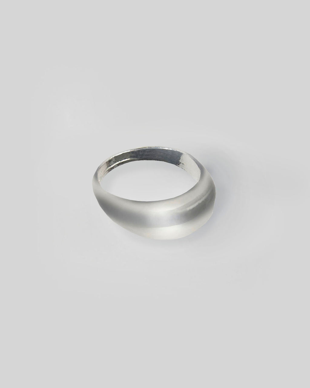 Anillo plateado