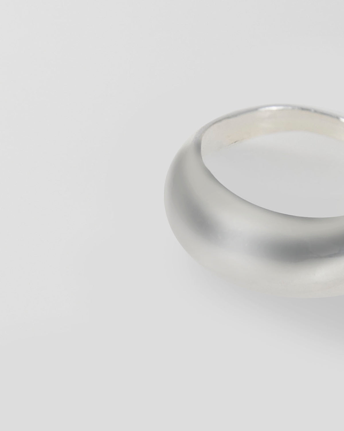 Anillo plateado