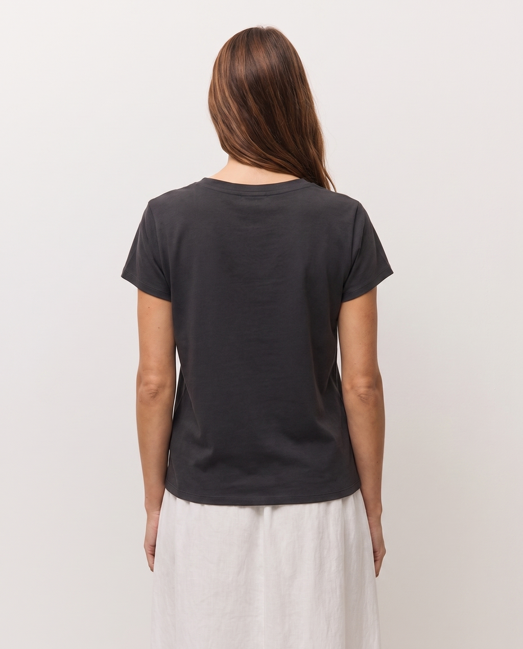 Camiseta manga corta fluida
