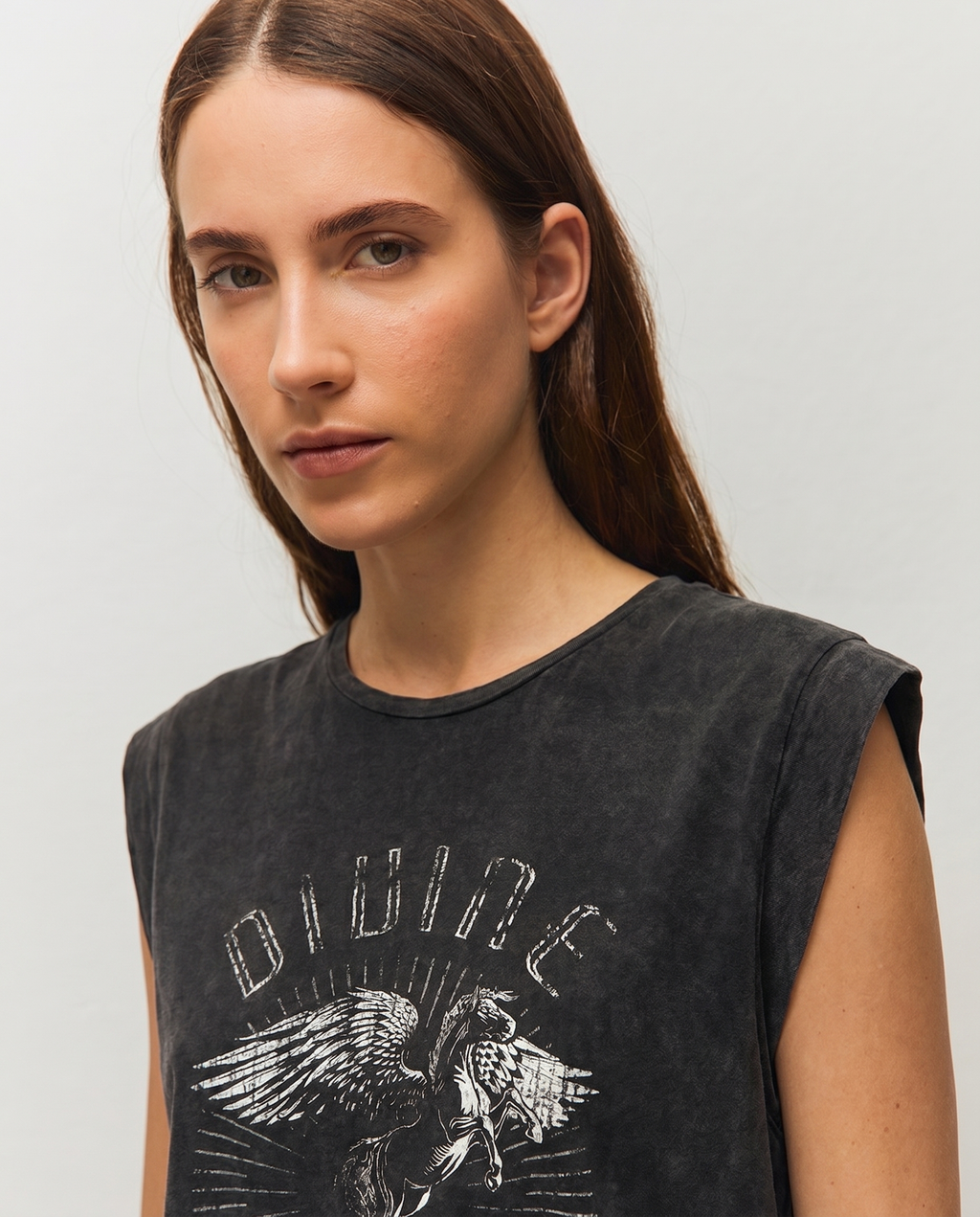Camiseta print tirantes