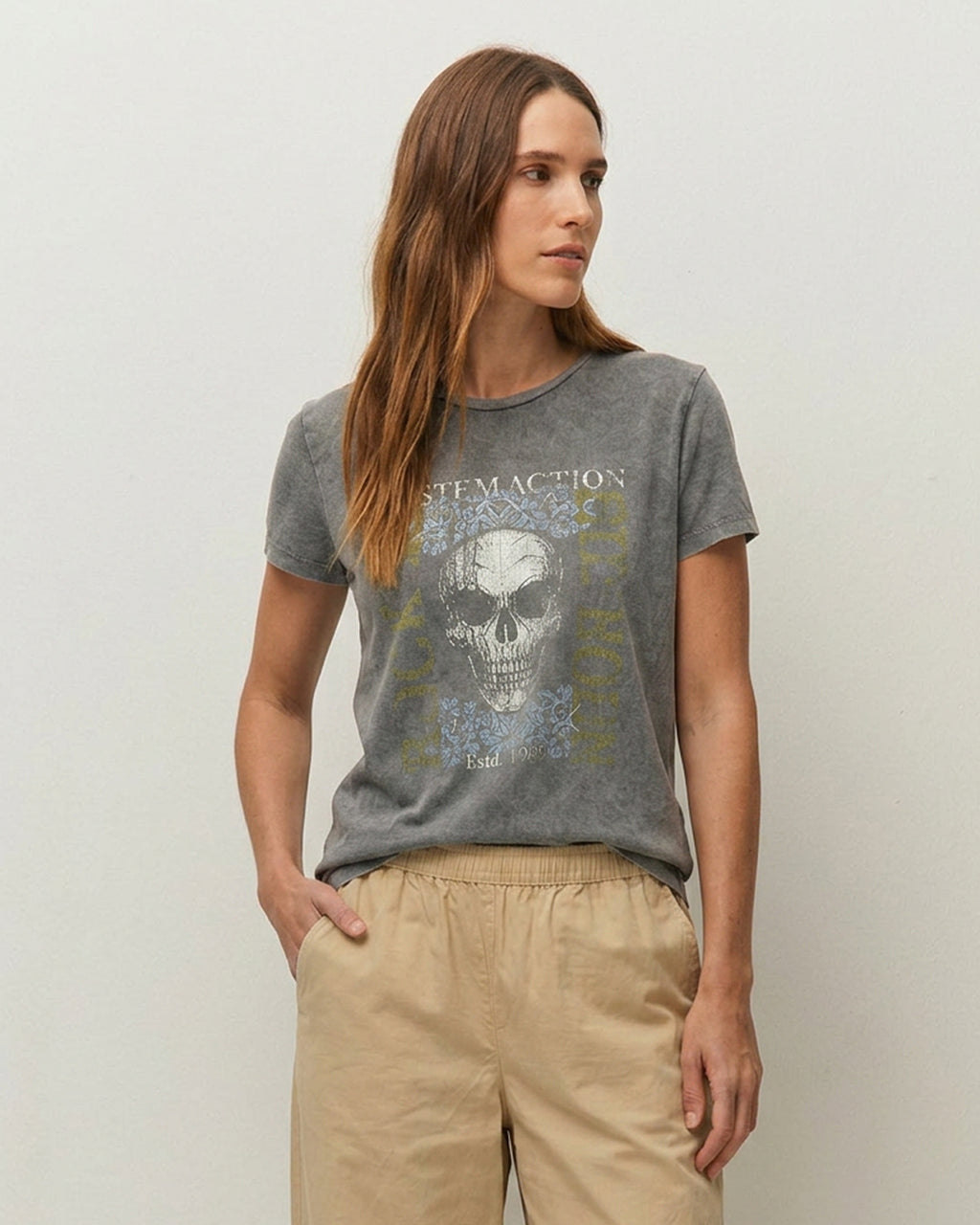 Camiseta manga corta print