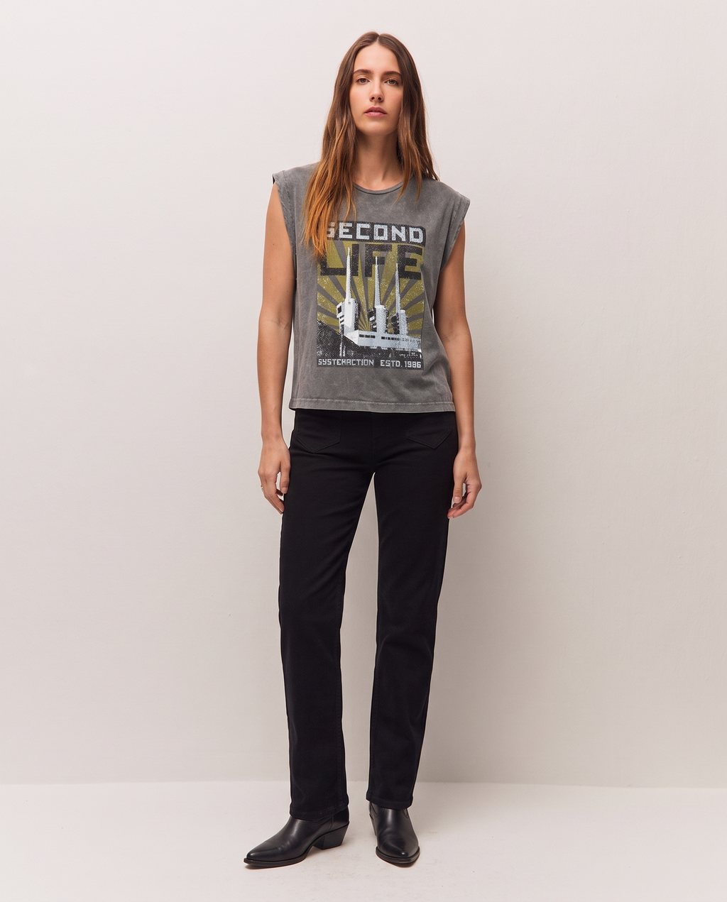 Camiseta tirantes print