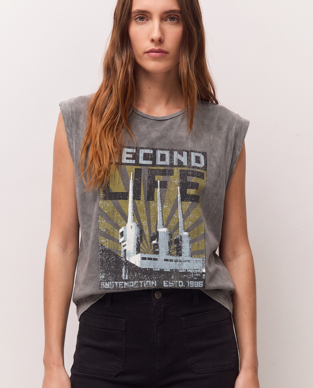 Camiseta tirantes print