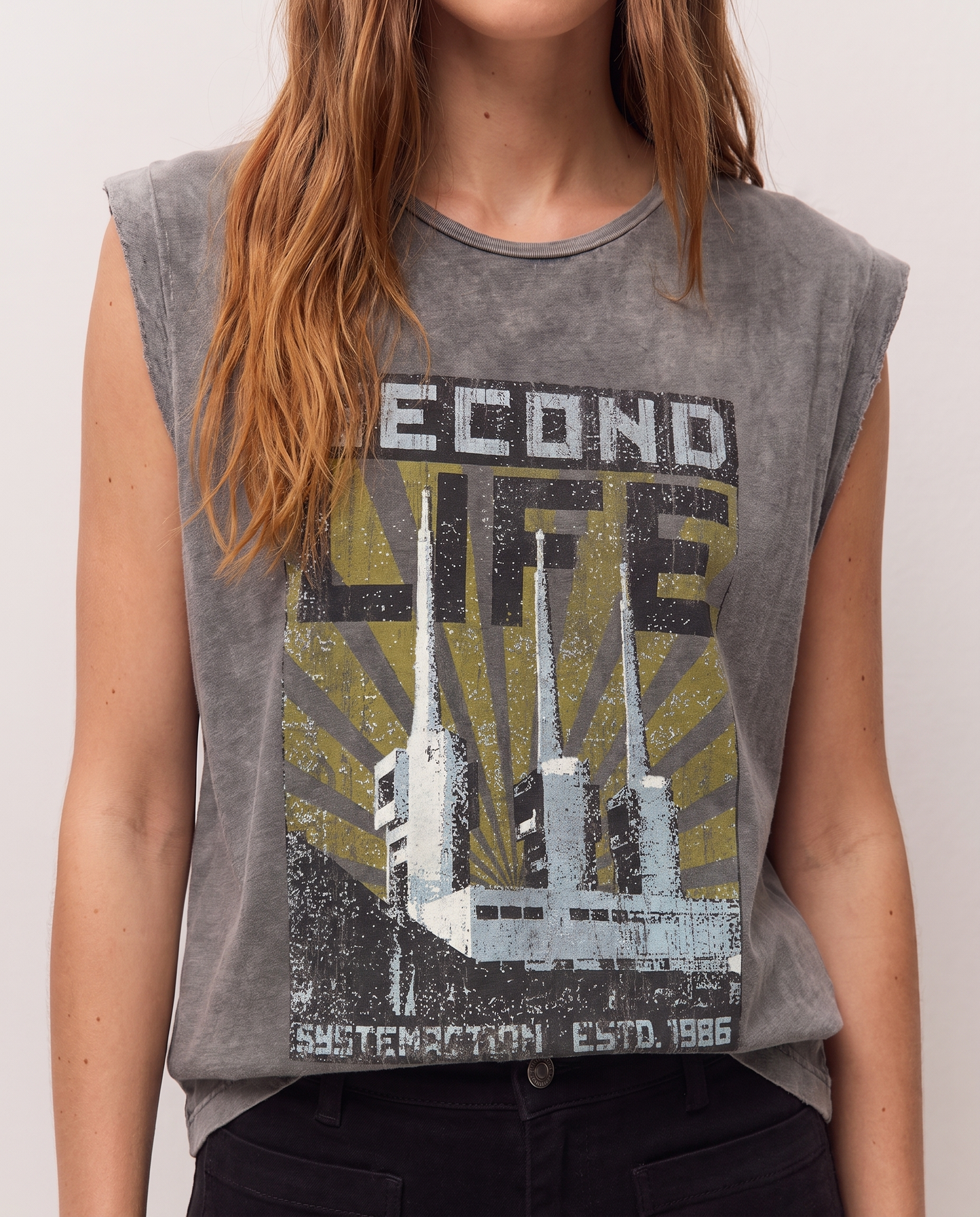 Camiseta tirantes print