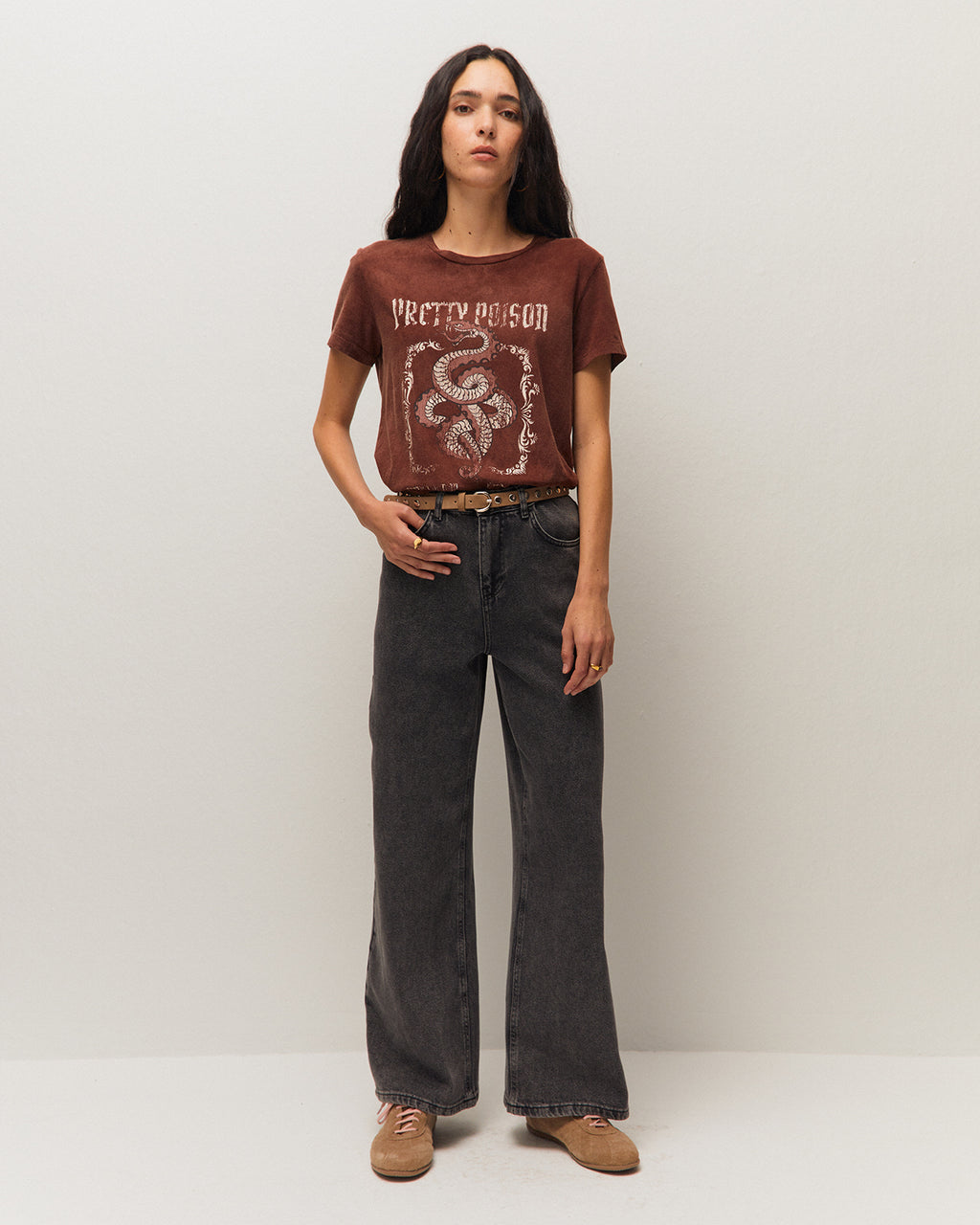 Camiseta manga corta print tigre