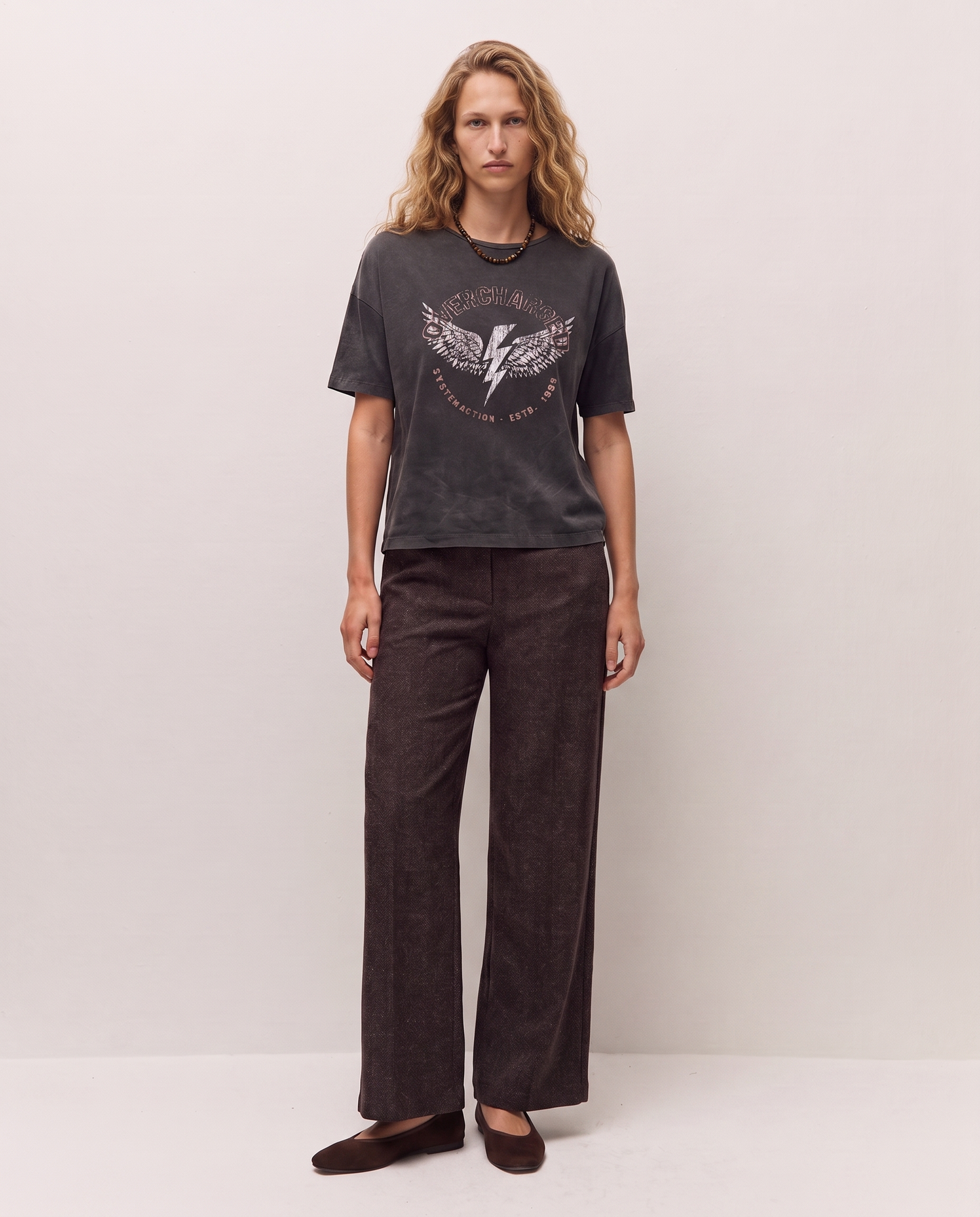 Camiseta oversize print alas