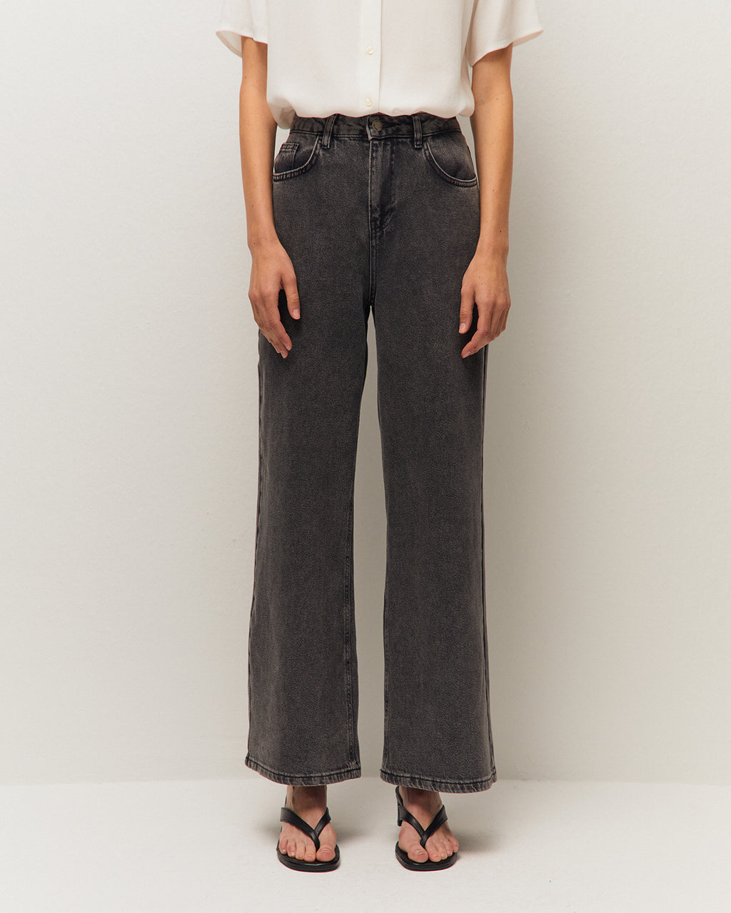 Pantalón denim fluido
