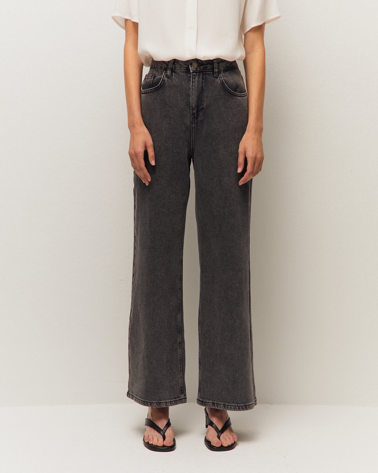 Pantalón denim fluido