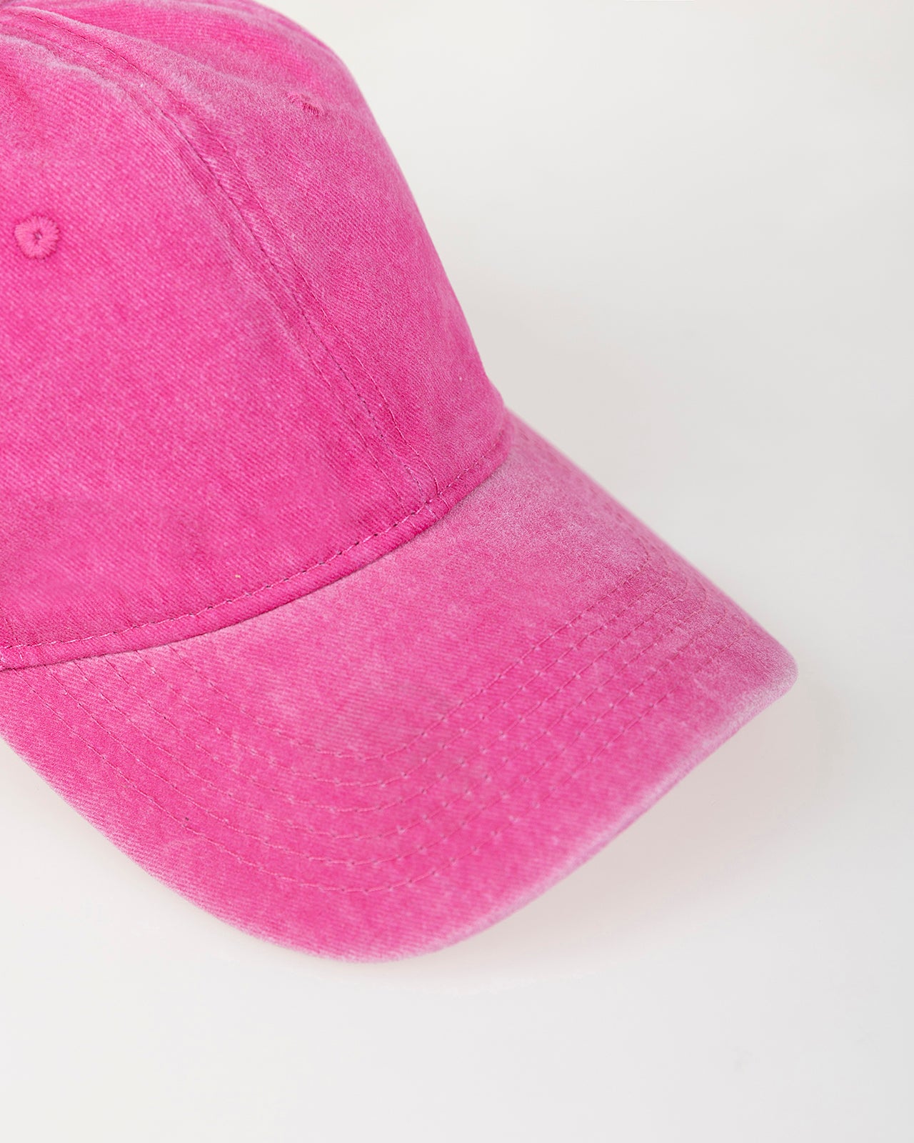 Casquette effet délavé