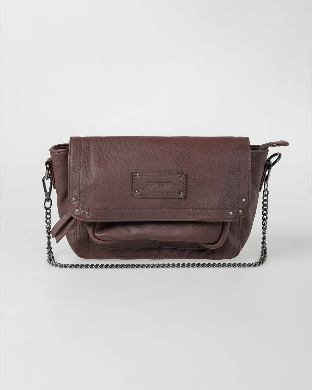 Bolso piel tachas