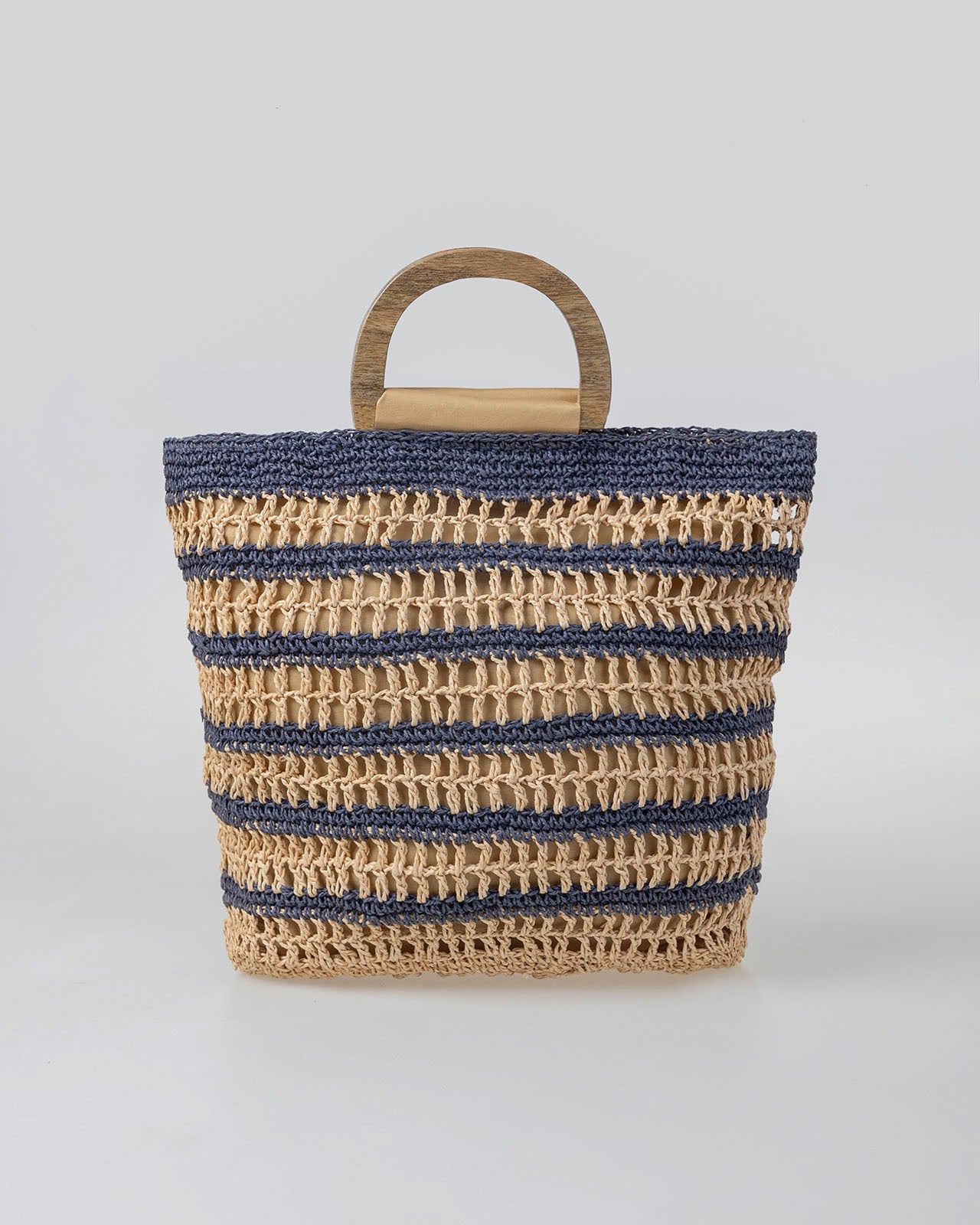 bolso yute rayado