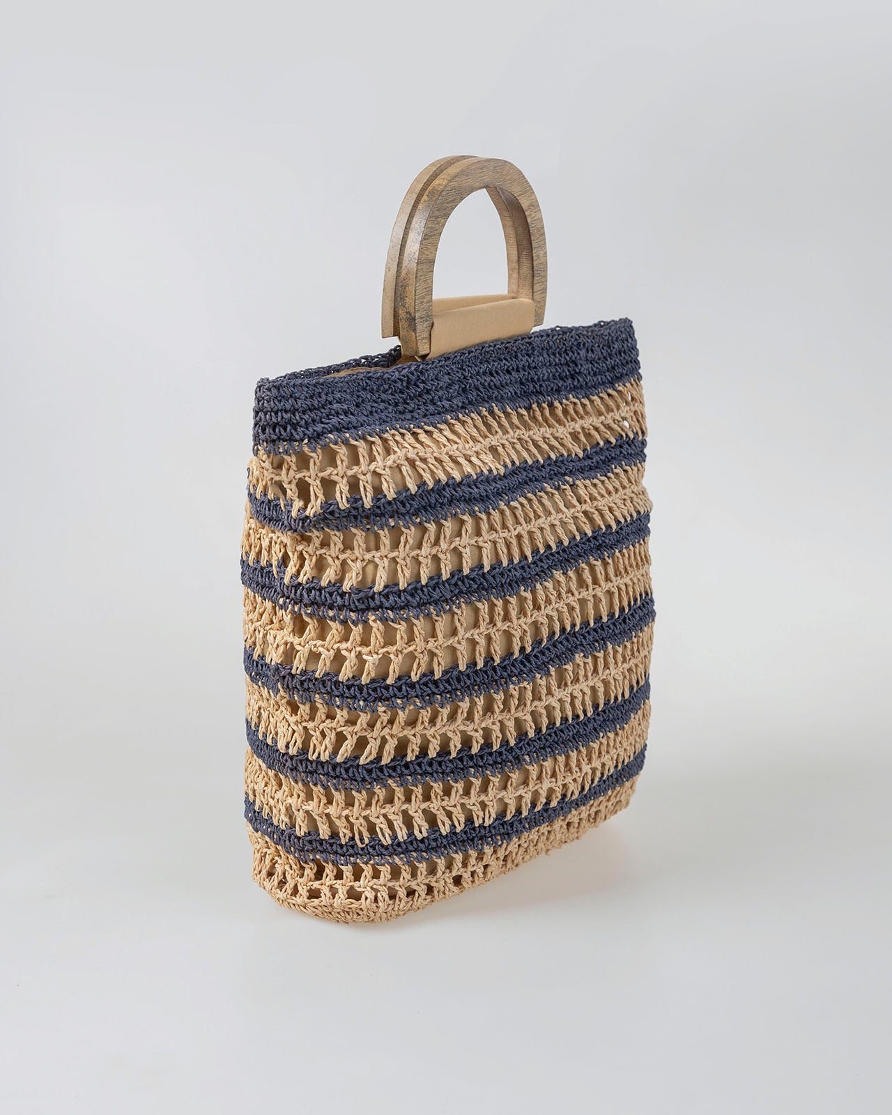 bolso yute rayado