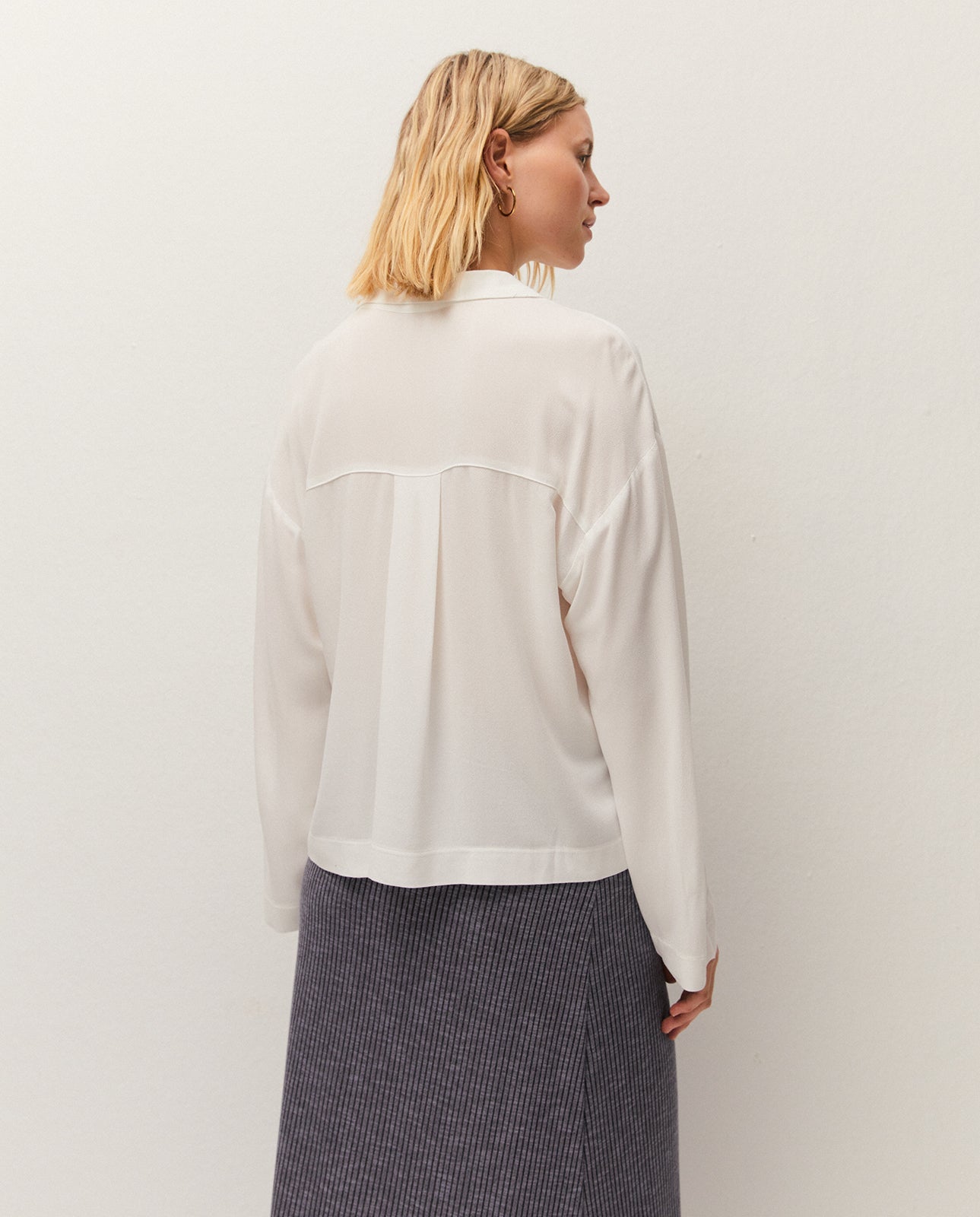 Chemise basique à col chemise
