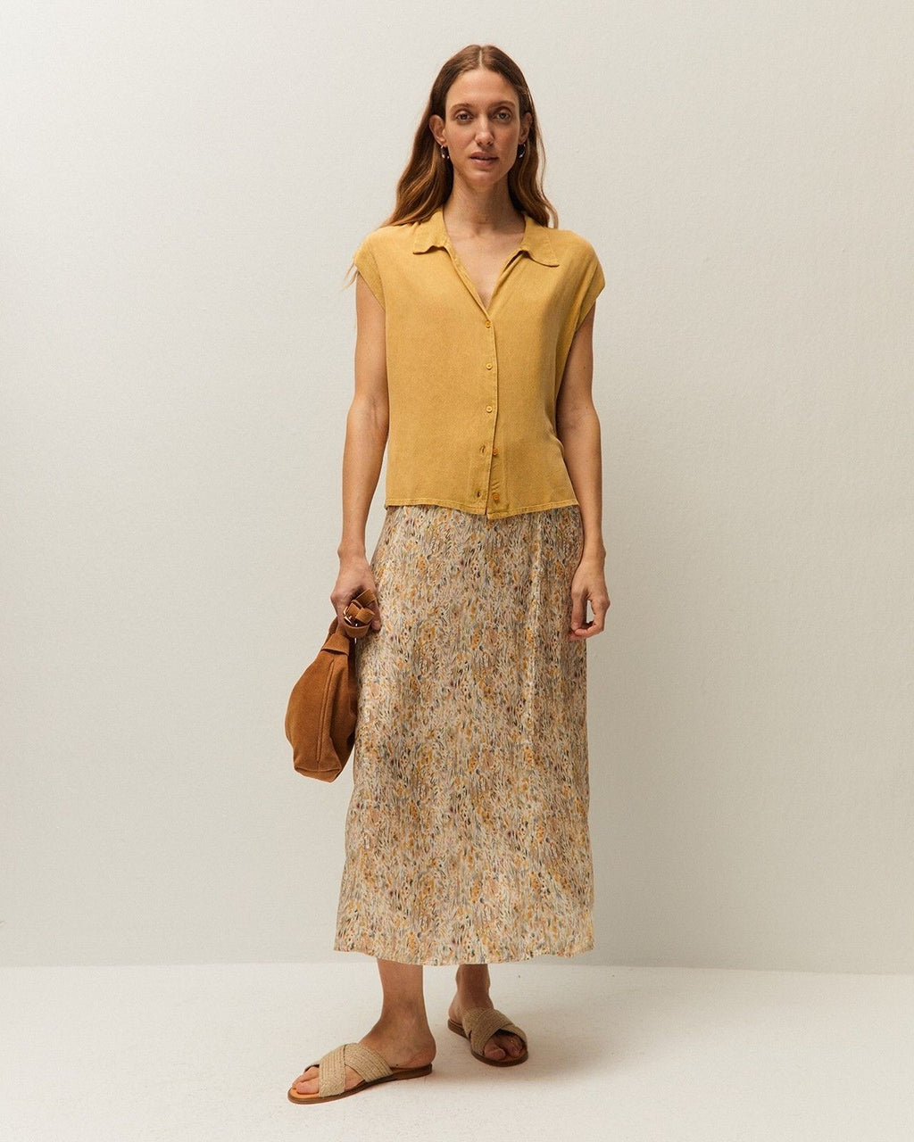 Camisa con efecto delavado