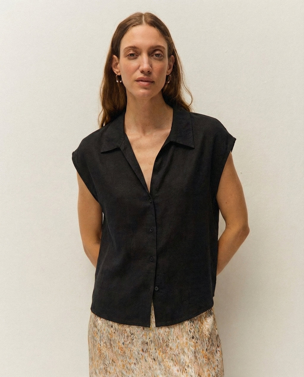 Camisa con efecto delavado