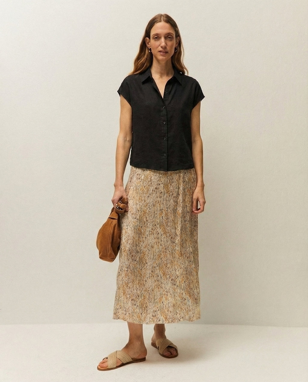 Camisa con efecto delavado
