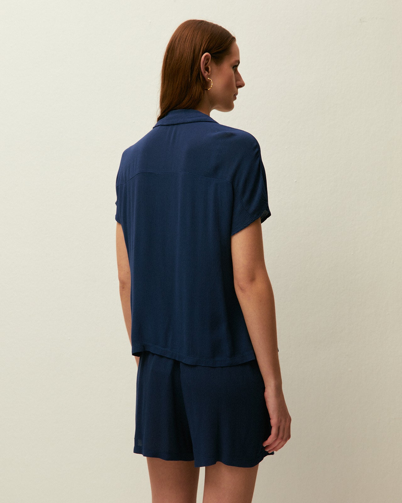 Camisa bambula bolsillos