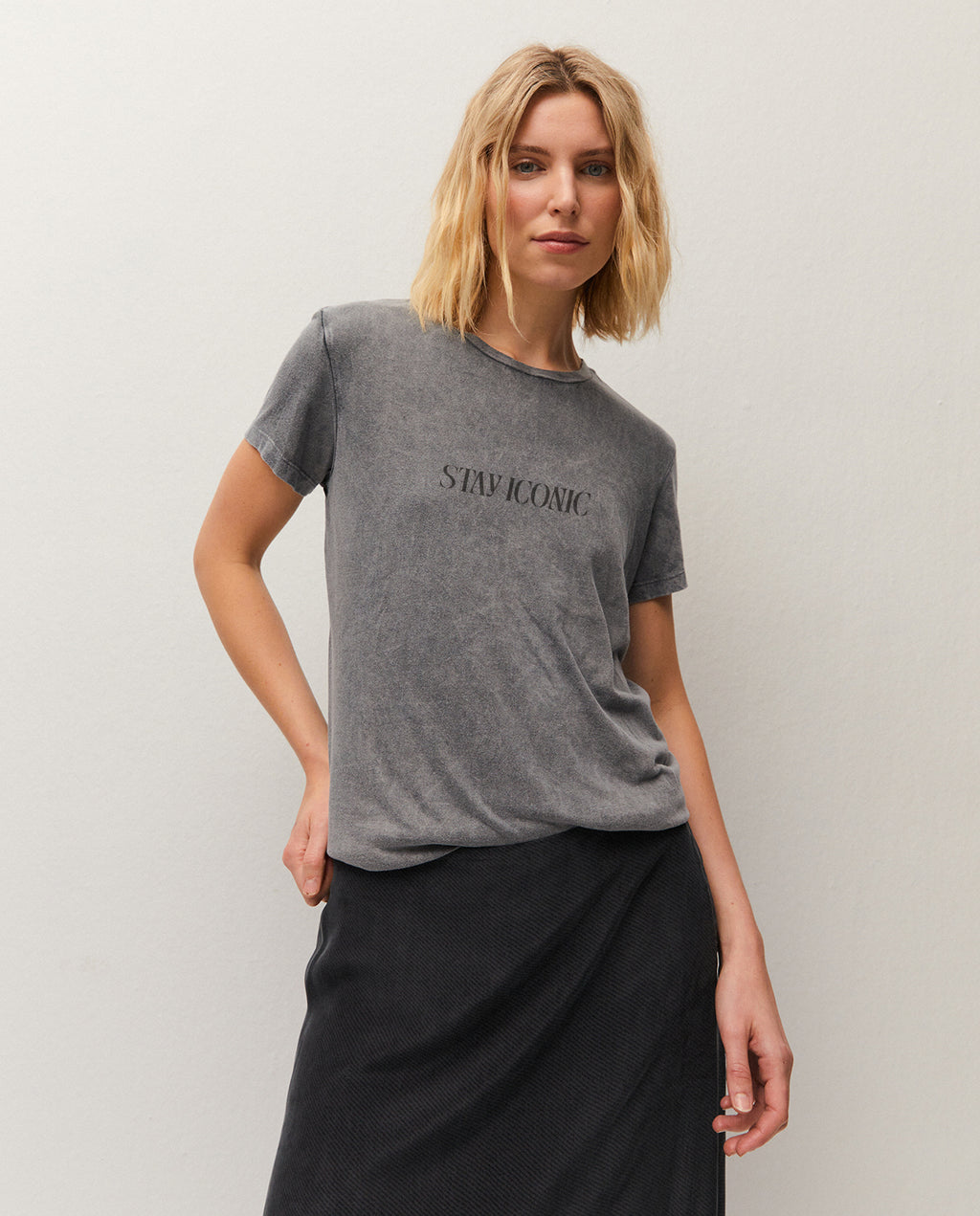 T-shirt à imprimé placé