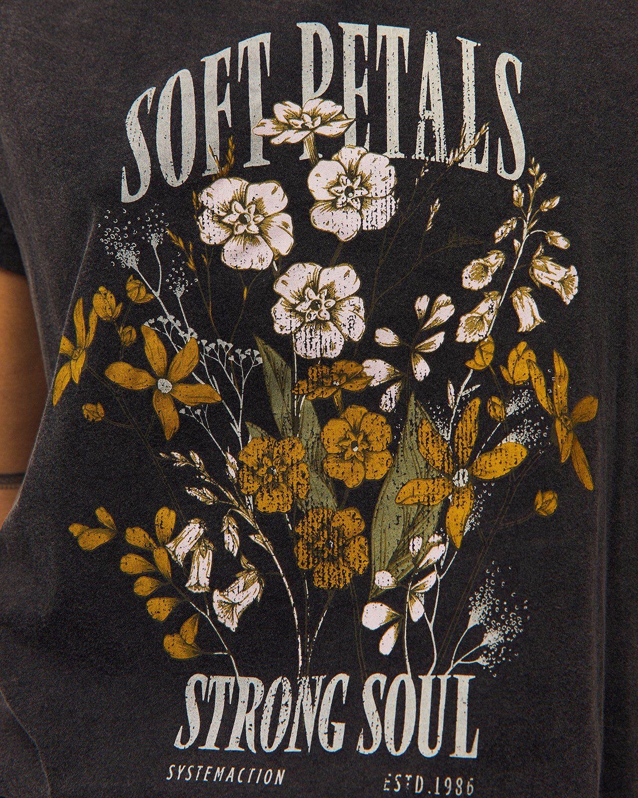Camiseta print flor