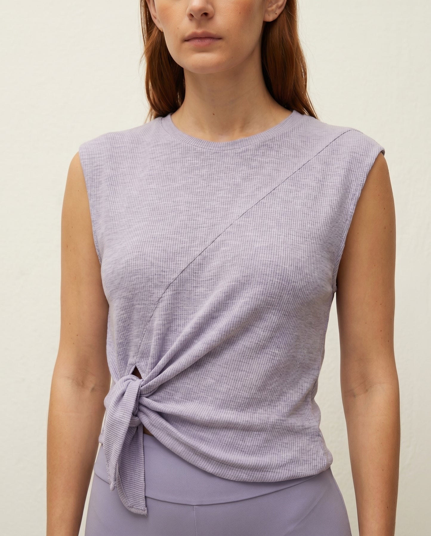 Tie-front top