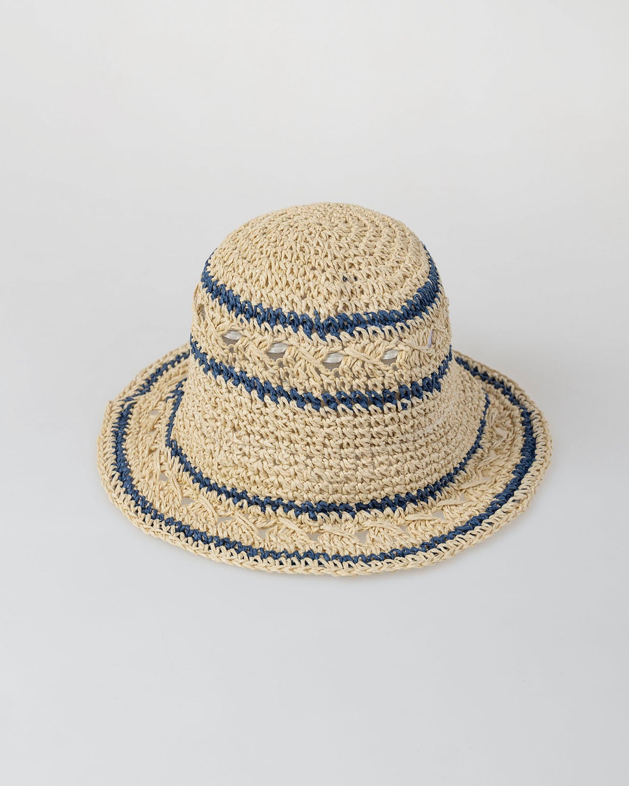 Striped detail beanie