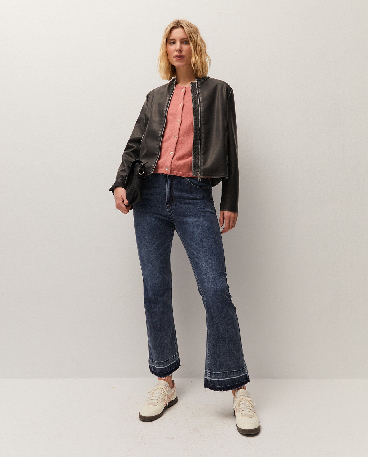 Mandarin collar jacket