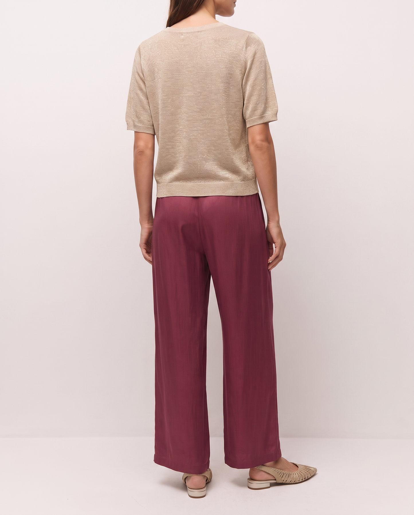 Pantalón ancho fluido