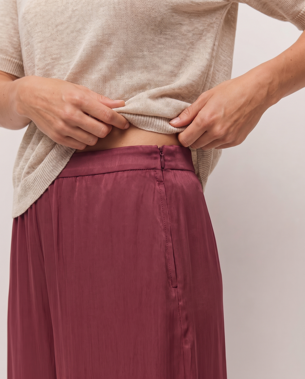 Pantalón ancho fluido