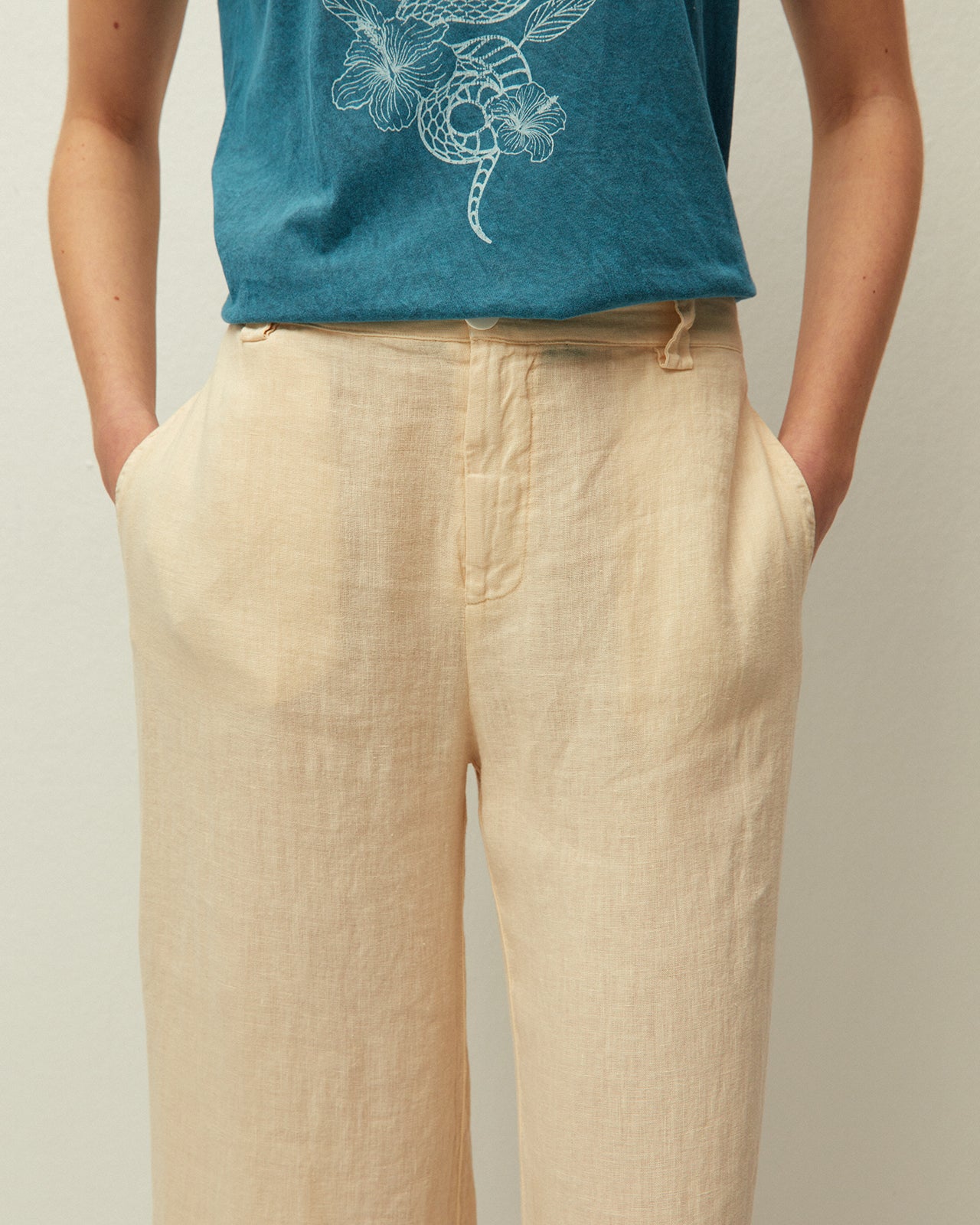 Pantalón lino