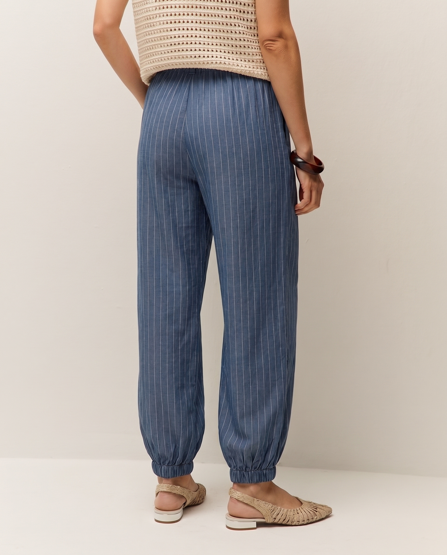 Pantalón fluido raya diplomática