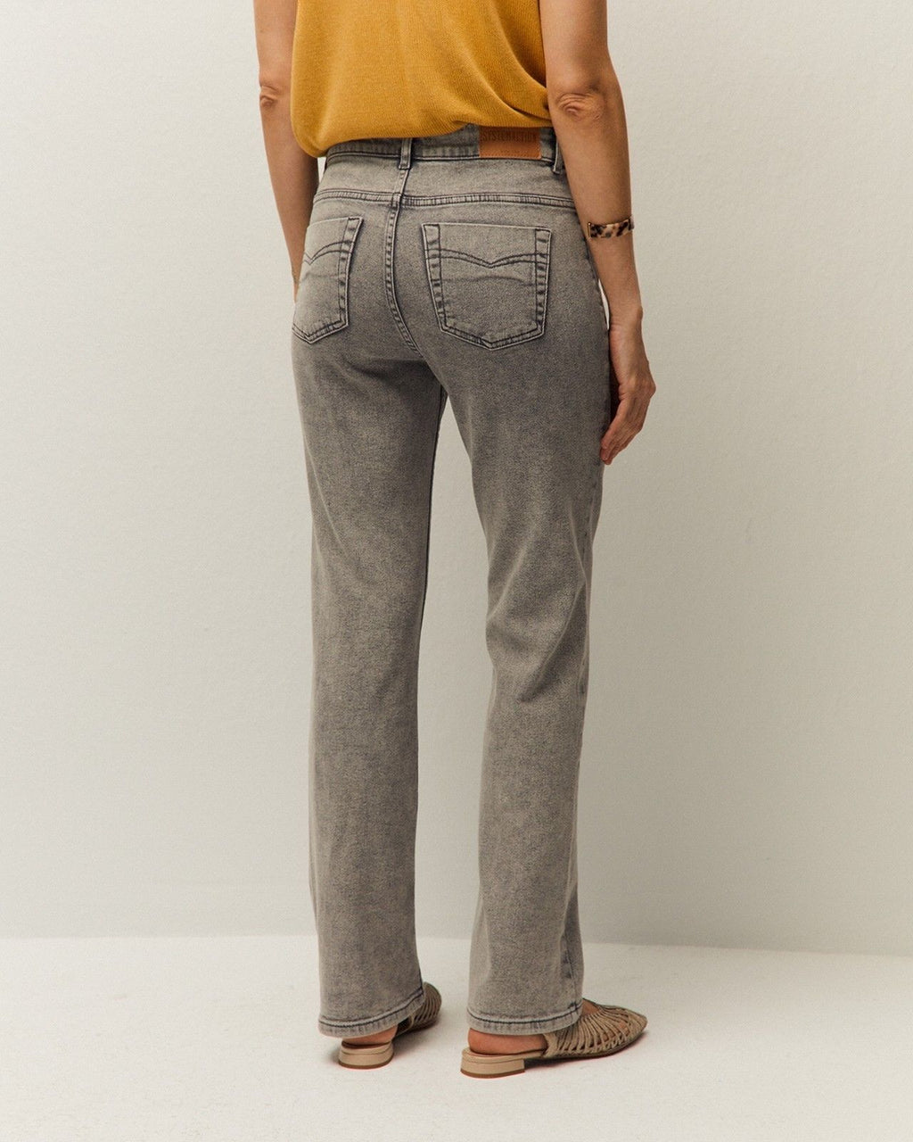 Pantalón denim nervio
