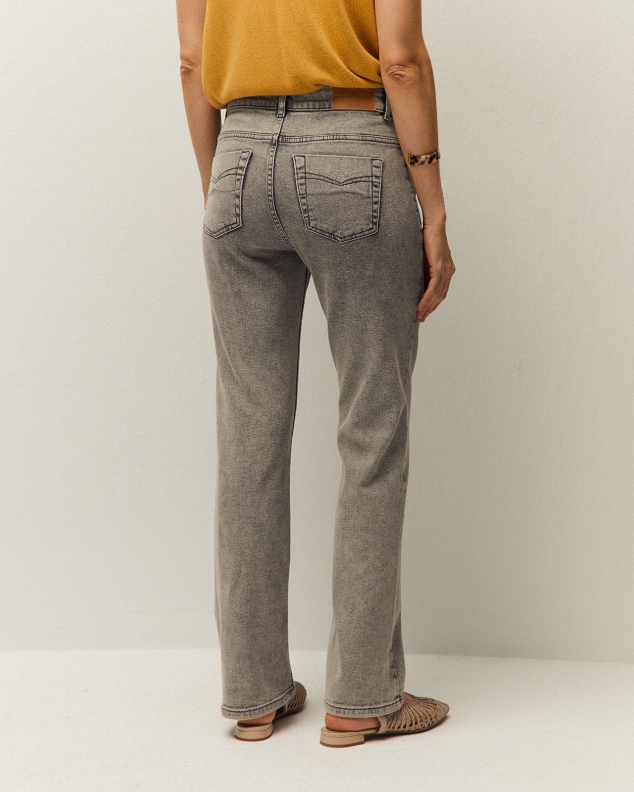 Pantalon en denim côtelé