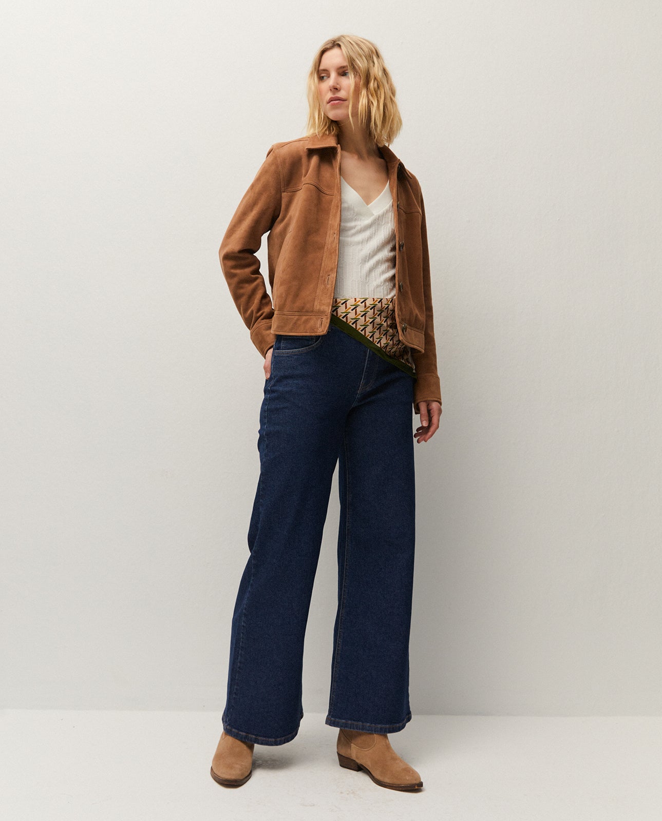 Pantalon en jean indigo