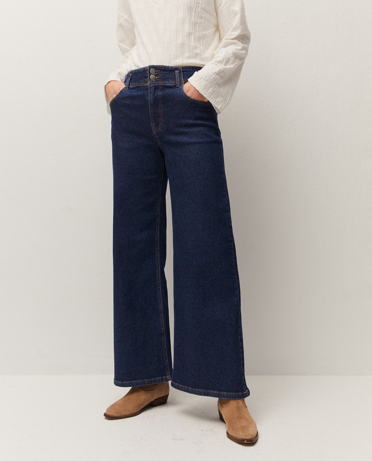 Pantalon en jean indigo