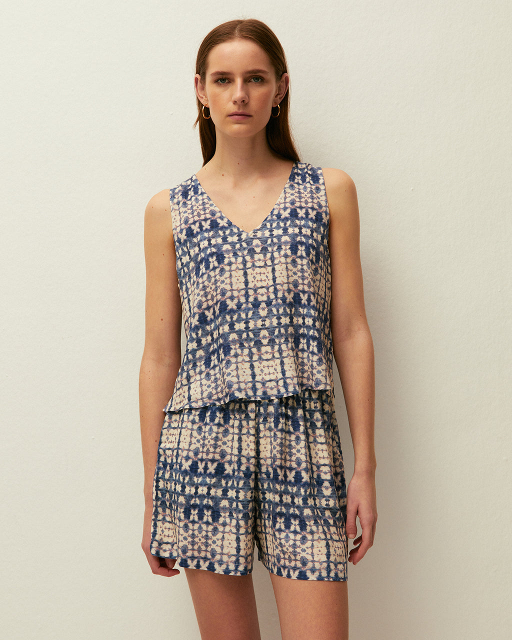 Top estampado tie dye